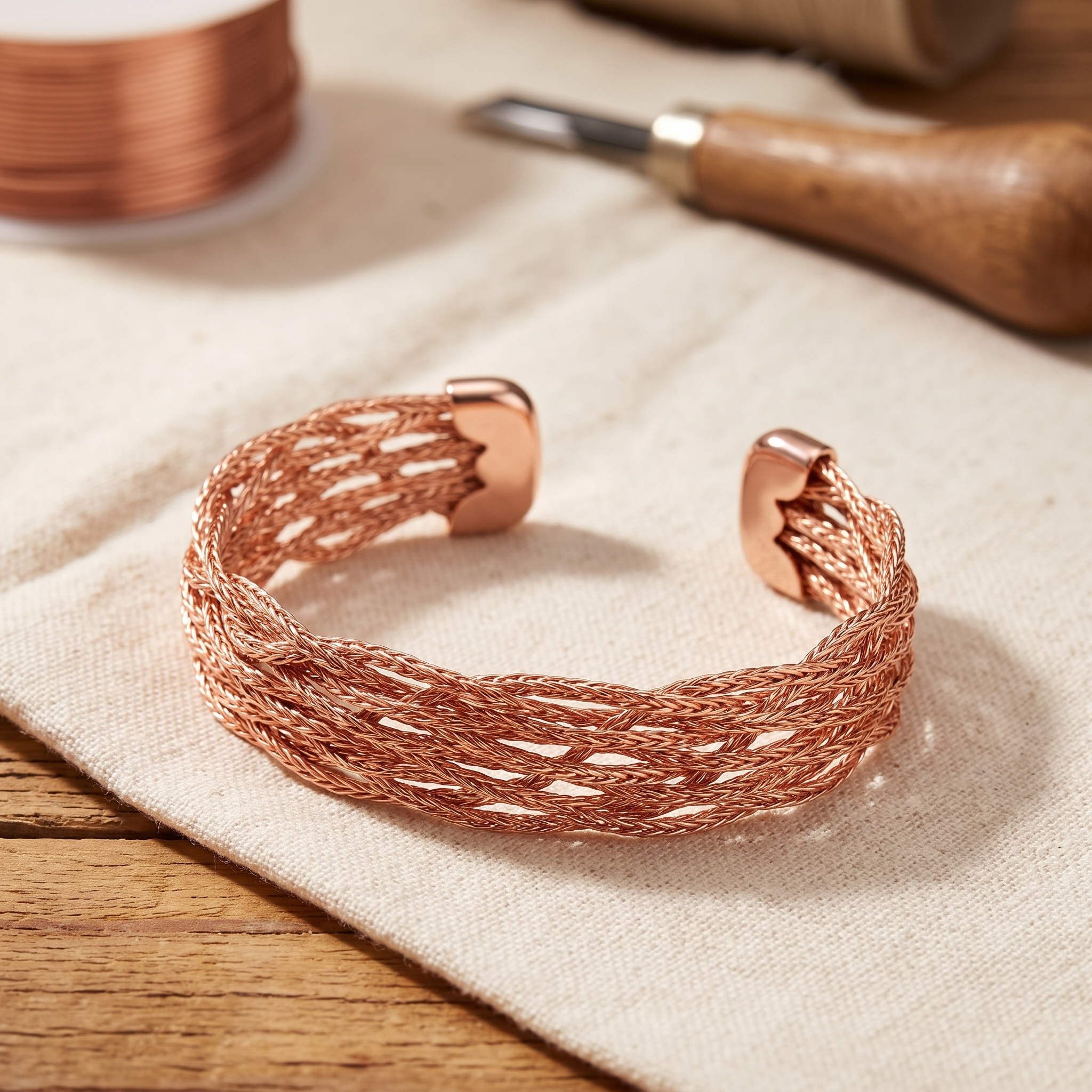 Brigittes Kupferarmband „Elch“ – Hauptbild