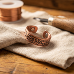 Brigittes Kupferring „Klette“ – Hauptbild
