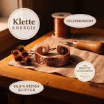 Brigittes Kupferring „Klette“ – Eigenschaften