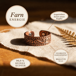 Brigittes Kupferring „Farn“ – Eigenschaften