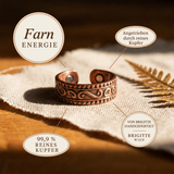Brigittes Kupferring „Farn“ – Eigenschaften