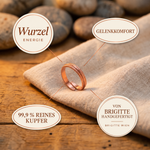 Brigittes Kupferring „Wurzel“ – Eigenschaften