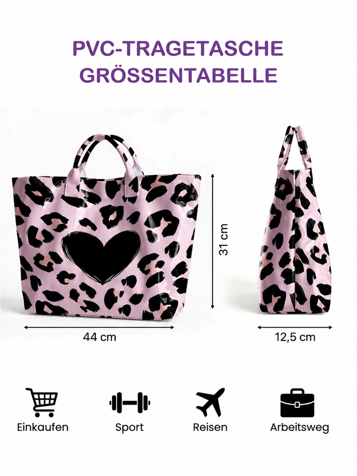 PVC-Tragetasche – Größentabelle
