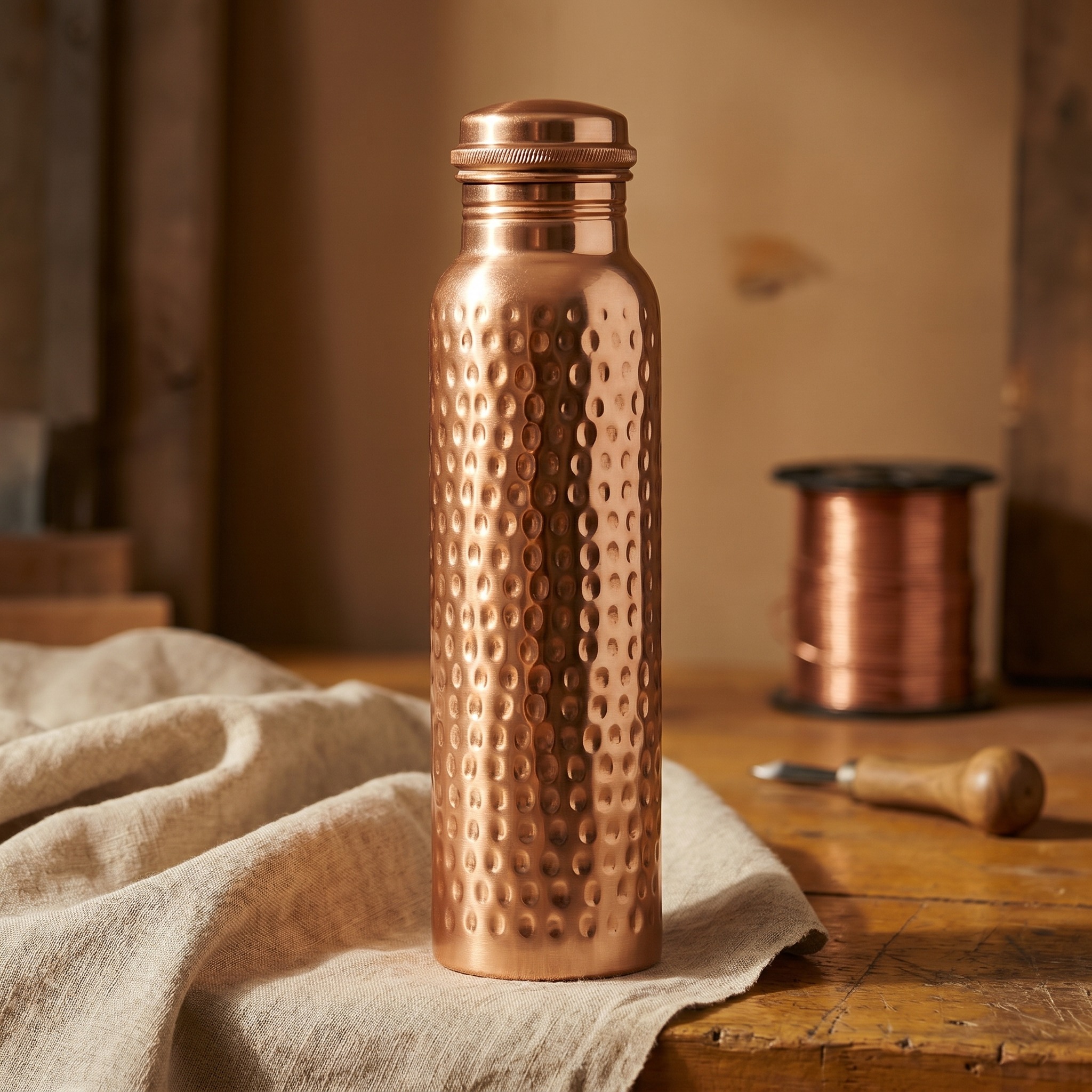 Brigitte Wien – Trinkflasche aus reinem Kupfer – Hauptbild