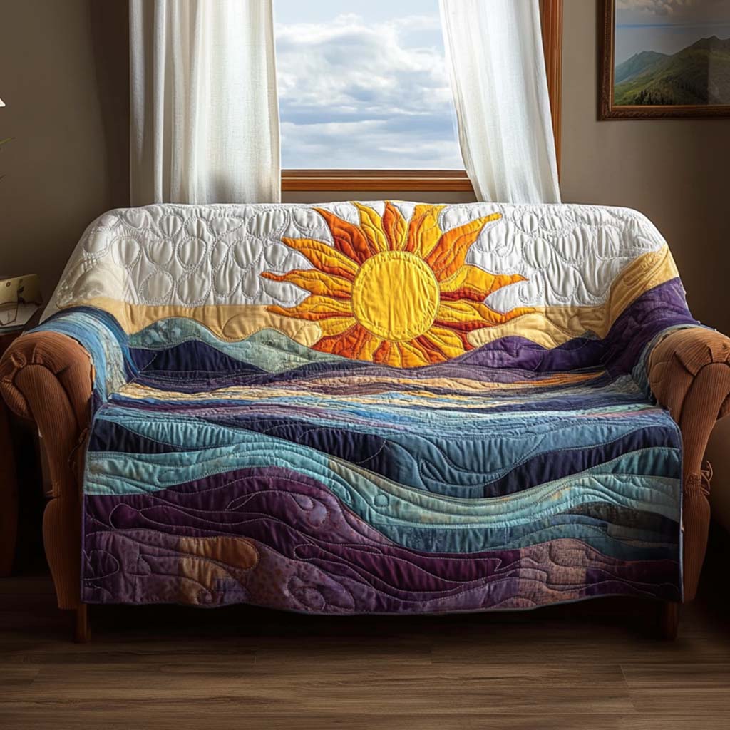 Gesteppter Sofabezug – mit Sonnenmotiv NCU0VT337