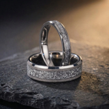 Aureum Silber – Ring aus Wolframkarbid