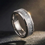 Aureum Silber – Ring aus Wolframkarbid