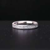 Aureum Silber – Ring aus Wolframkarbid