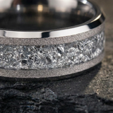 Aureum Silber – Ring aus Wolframkarbid