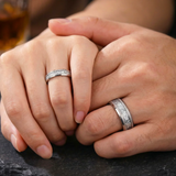 Aureum Silber – Ring aus Wolframkarbid