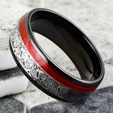 Flamme – Ring aus Wolframkarbid