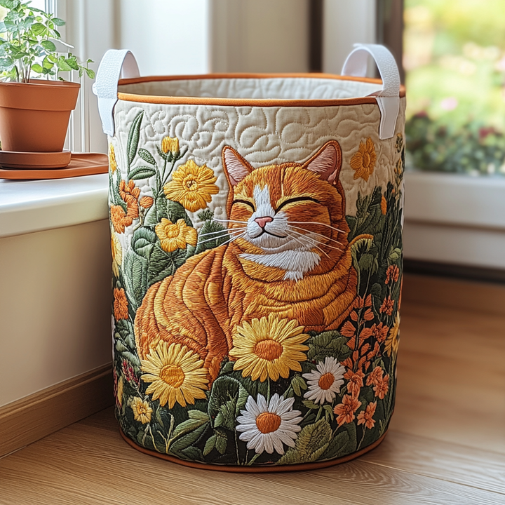 Waldkatze | Handgefertigter Wäschekorb
