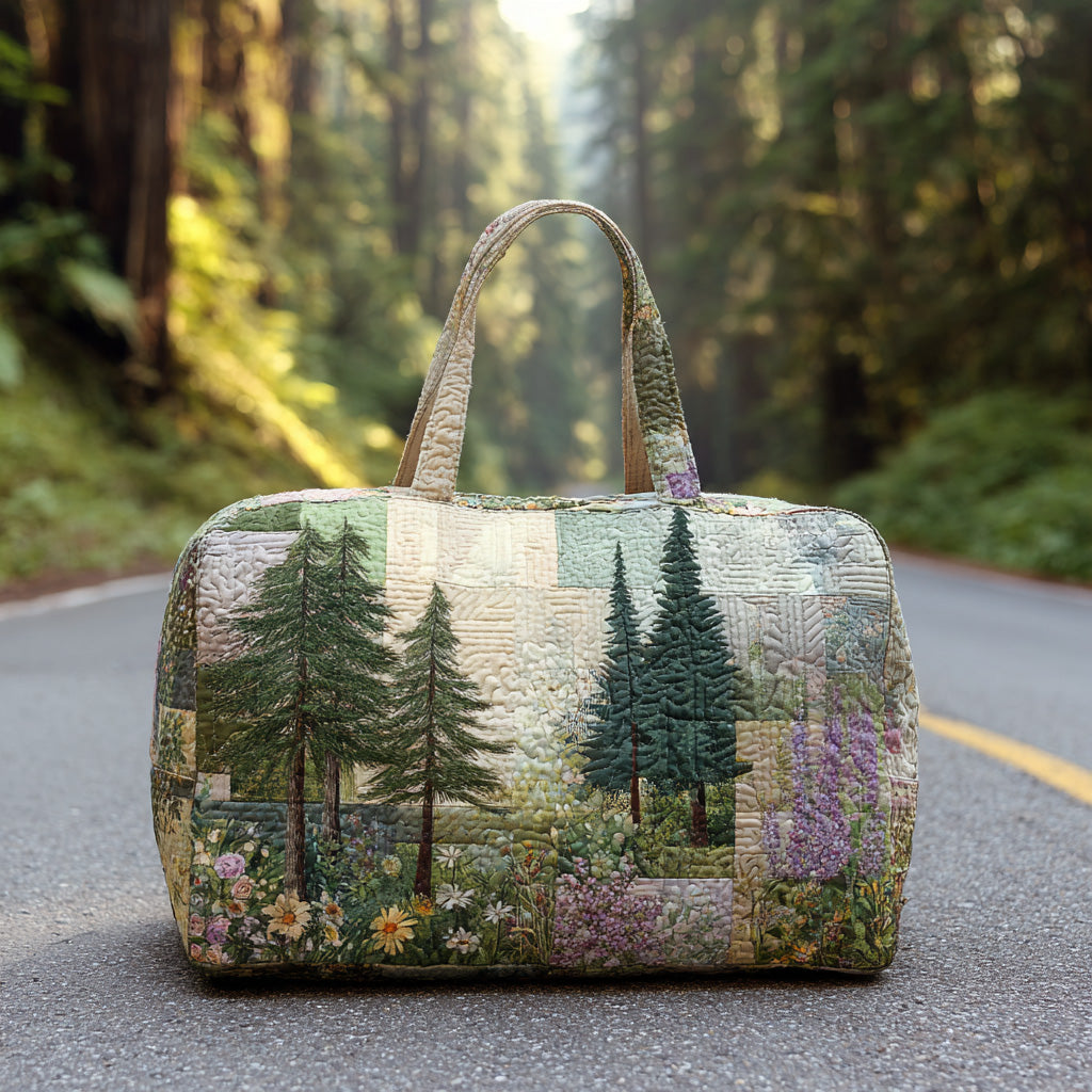 Gesteppte Reisetasche – Waldtraum