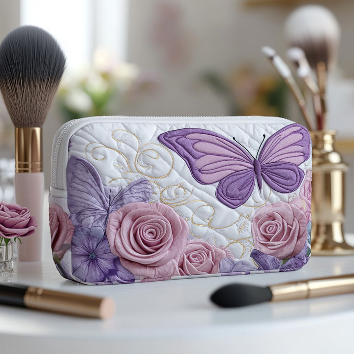 Gesteppte Kosmetiktasche mit elegantem Lavendel NCU0DV7741