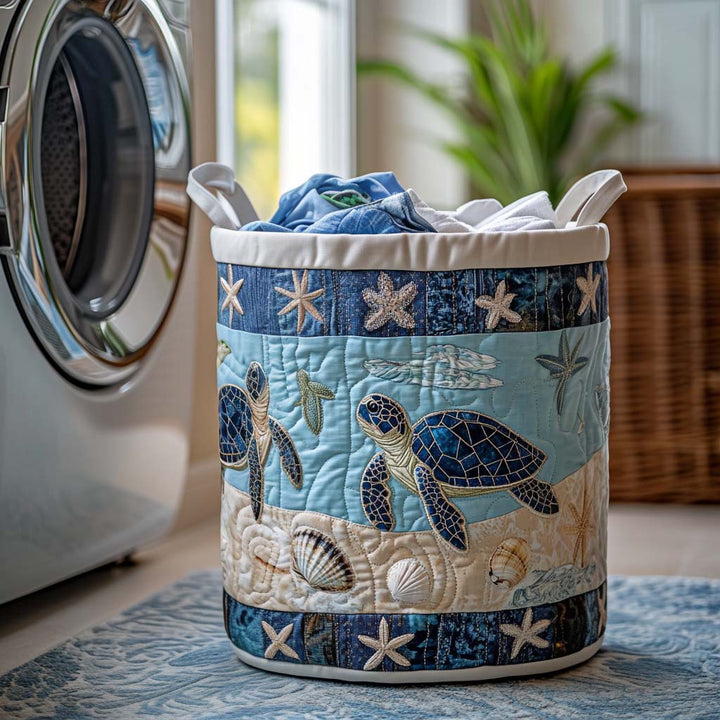 Gesteppter Wäschekorb – mit Meeresschildkröte NCU0QN030