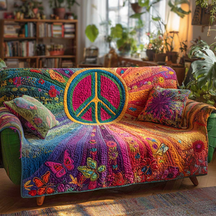 Gesteppter Sofabezug – Gesteppter Hippie-Sofabezug NCU0VT292