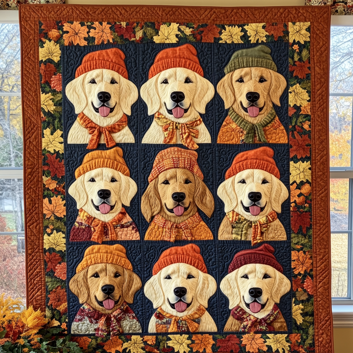 Gesteppte Decke – Retriever Vibes Herbst NCU0PT359