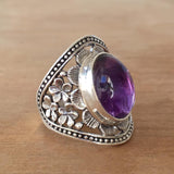 Ring Haida mit Amethyst
