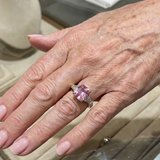 Ring „Rosa Elan“ | Weißgold