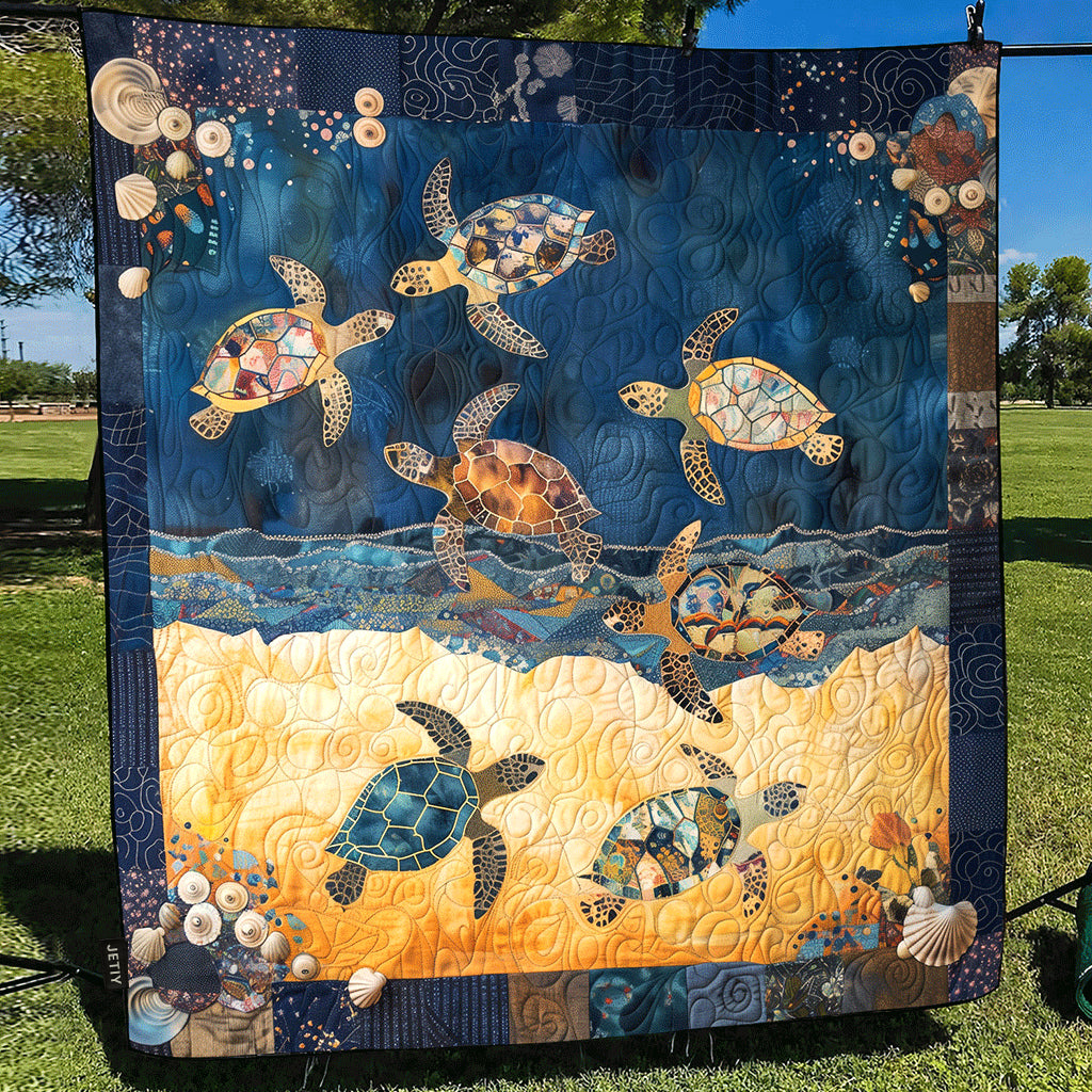Gesteppte Decke – Sea Turtle Mingle NCU0TH1180