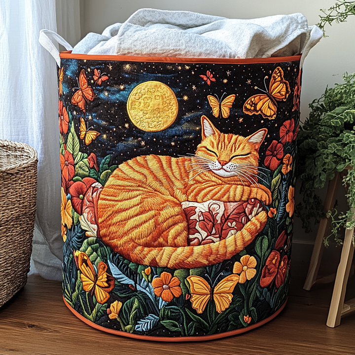 Gesteppter Wäschekorb – mit Katzen NCU0DDK613