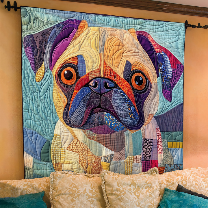 Gesteppte Decke – Squishy Pug Love NCU0DK1400