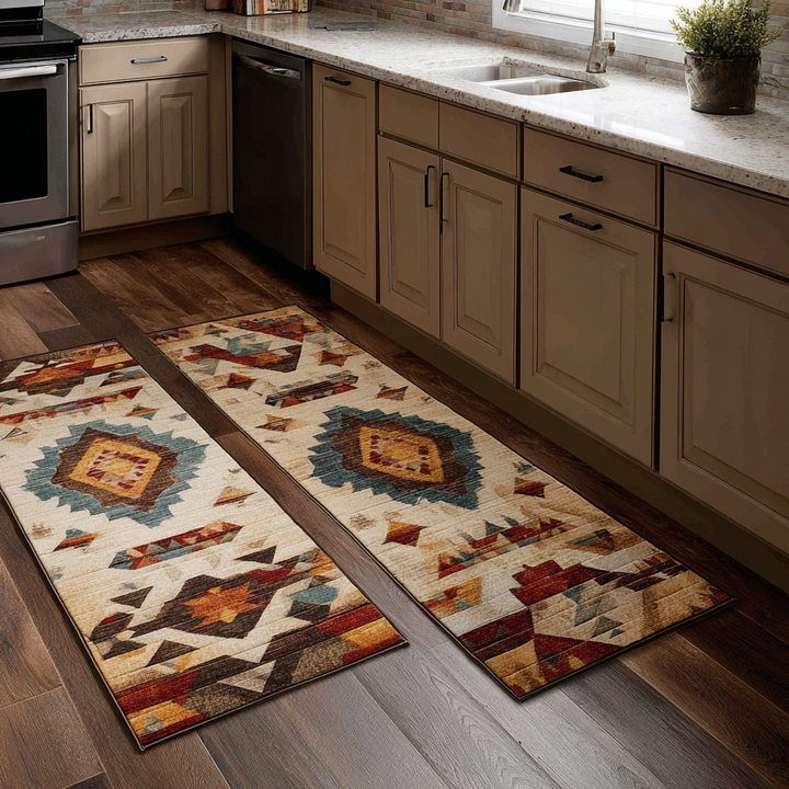 Rutschfester Küchenteppich – geflochtenem Muster NCU0DK10920