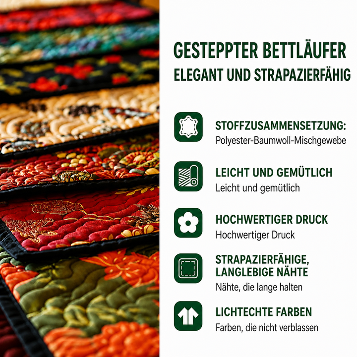 Gesteppter Bettläufer – Holly Forest NCU0TV661