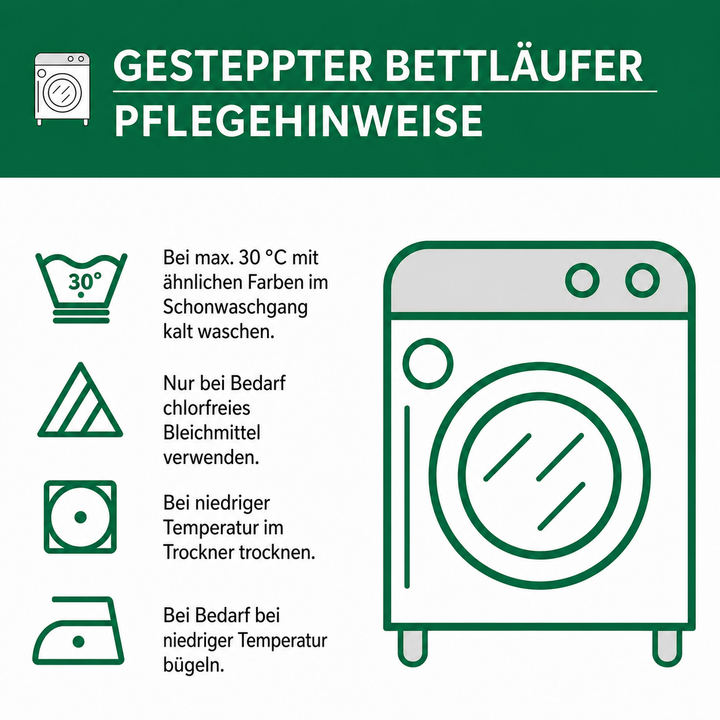 Gesteppter Bettläufer – Holly Forest NCU0TV661