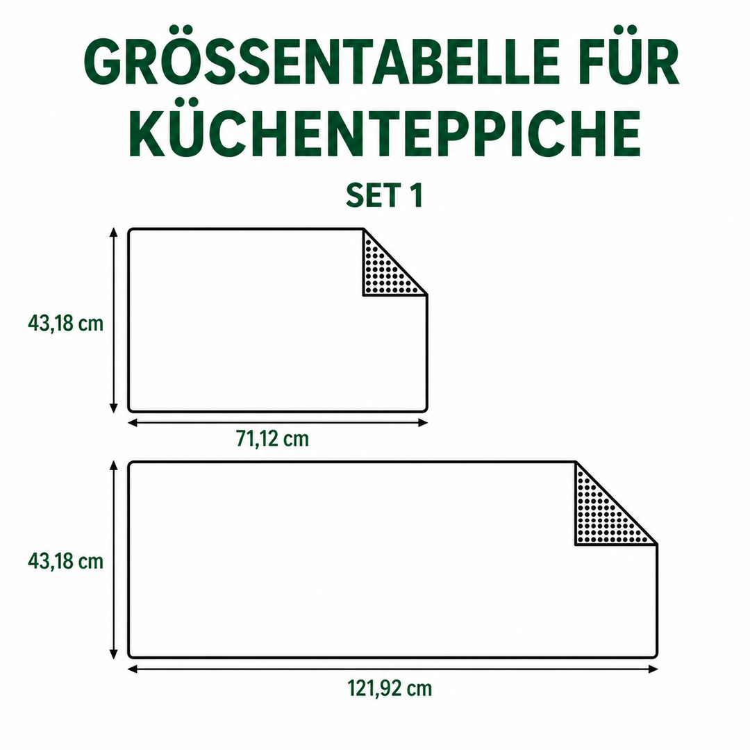 Rutschfester Küchenteppich – Weihnachtsküchenteppich saisonaler Atmosphäre NCU0NT10919
