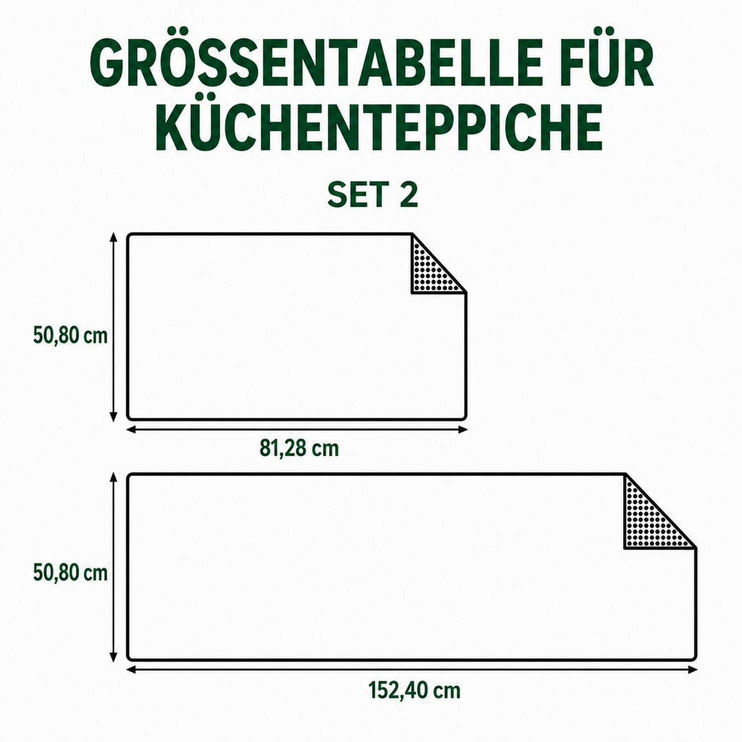 Rutschfester Küchenteppich – Pferden in Aquatönen NCU0NT10847