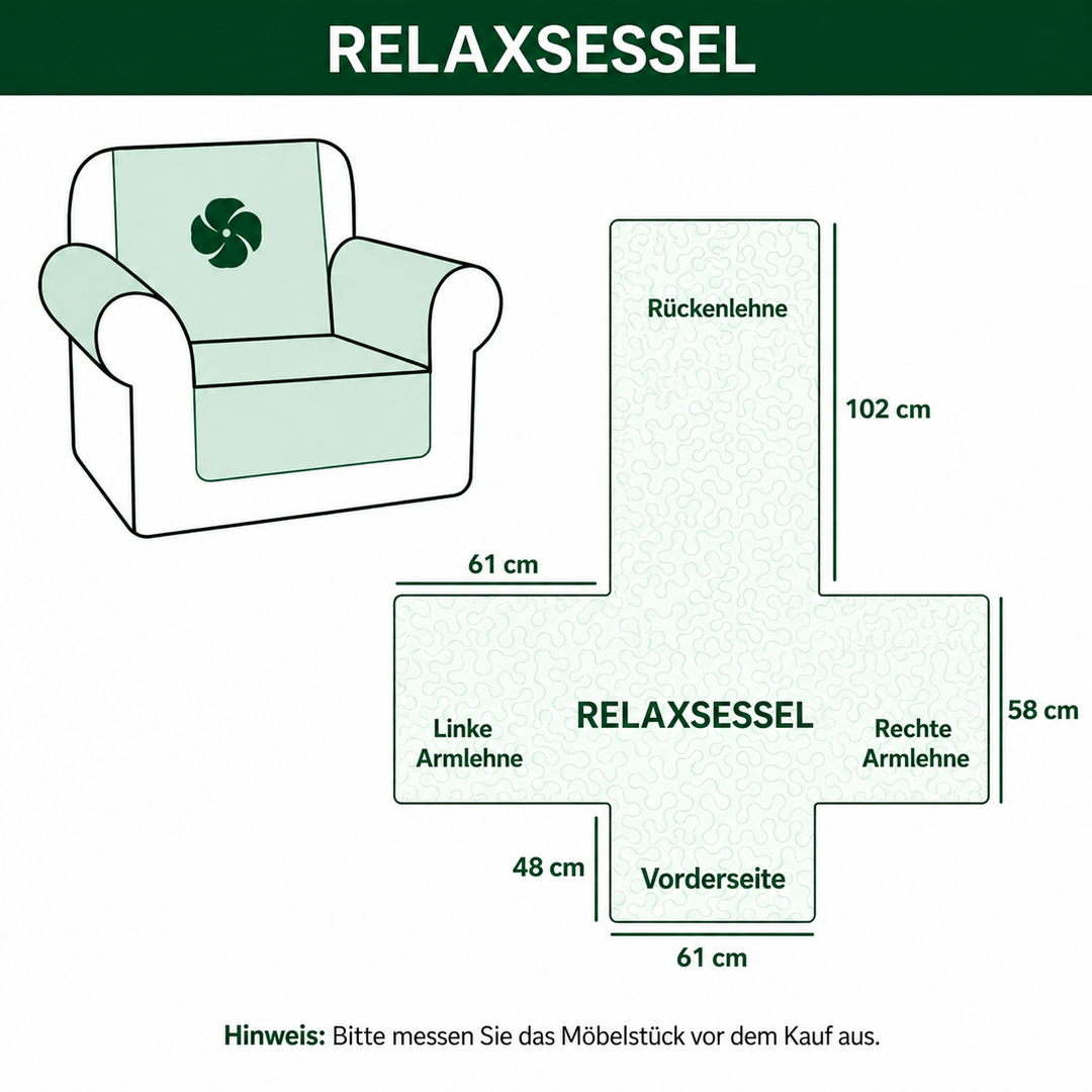 Gesteppter Sofabezug – mit frühlingshaftem Muster NCU0TD2405