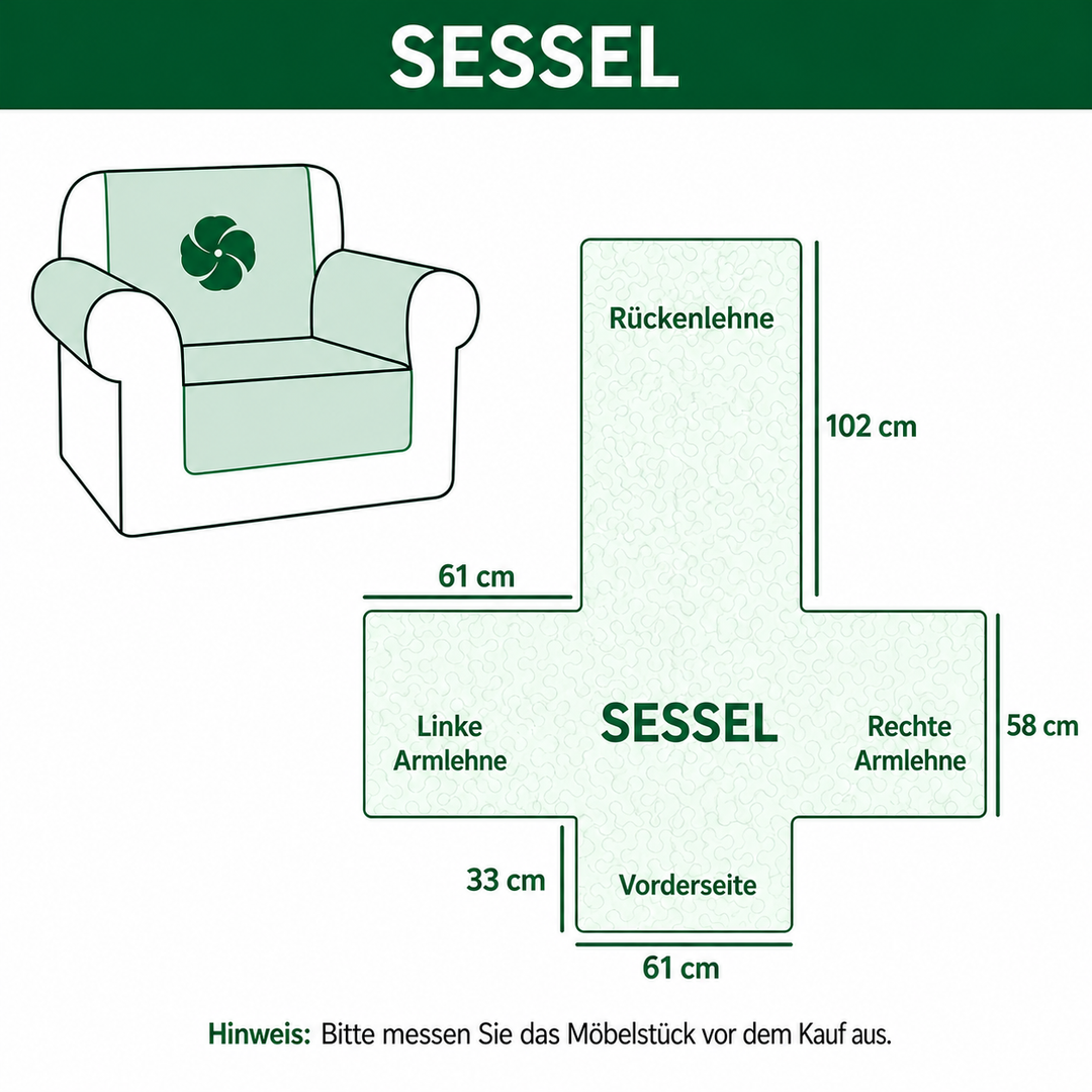 Gesteppter Sofabezug – Steppsofaüberzug mit Pfotenabdrücken NCU0VT338