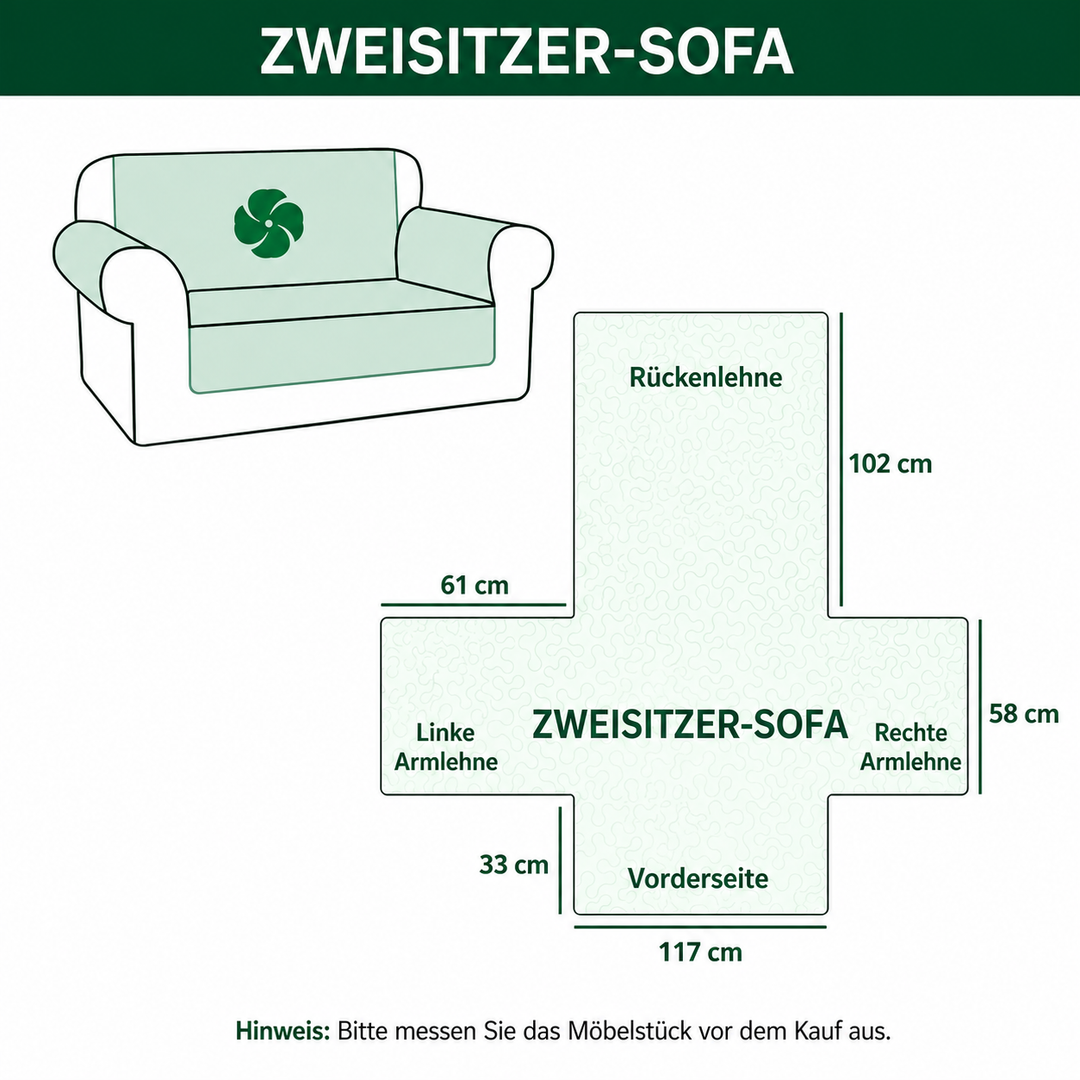 Gesteppter Sofabezug – mit Schildkröte NCU0NT11698
