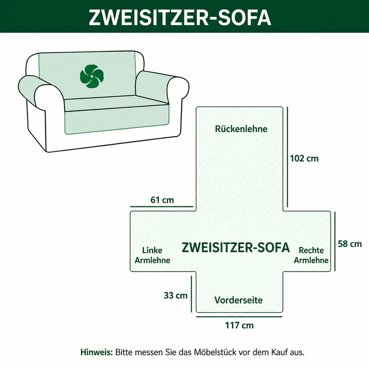 Gesteppter Sofabezug – mit warmen Herzen NCU0NT11532