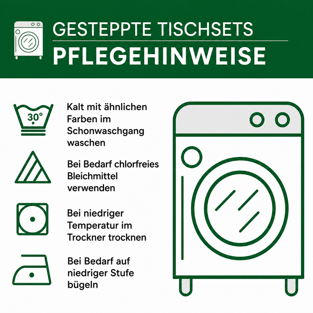 Gesteppte Tischsets – Illuminata NCU0NT1666