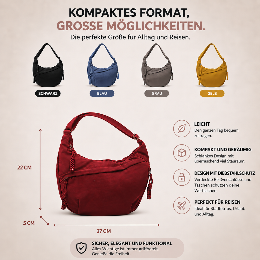 Johanna | Schultertasche in Ocker