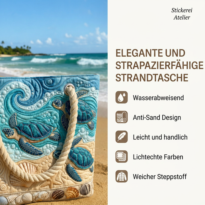Handgefertigte Strandtasche | Tropische Brise